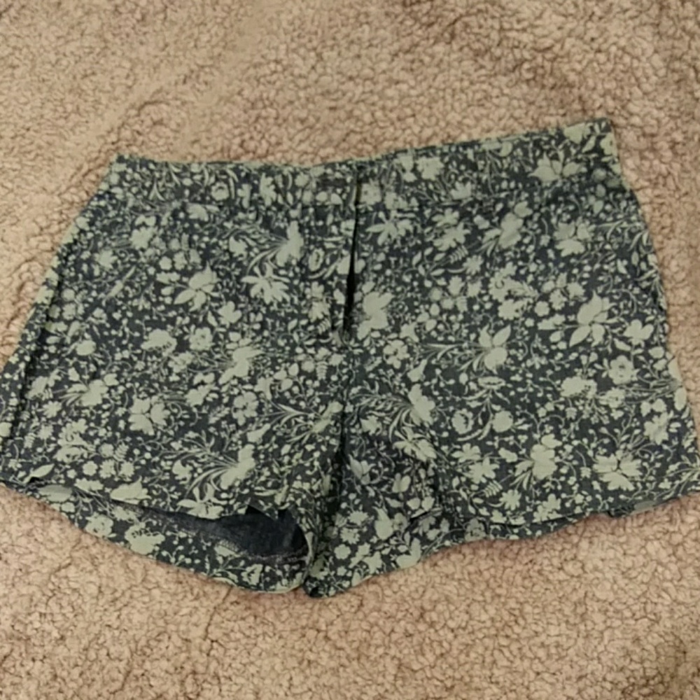 Old Navy Chambray Floral Shorts